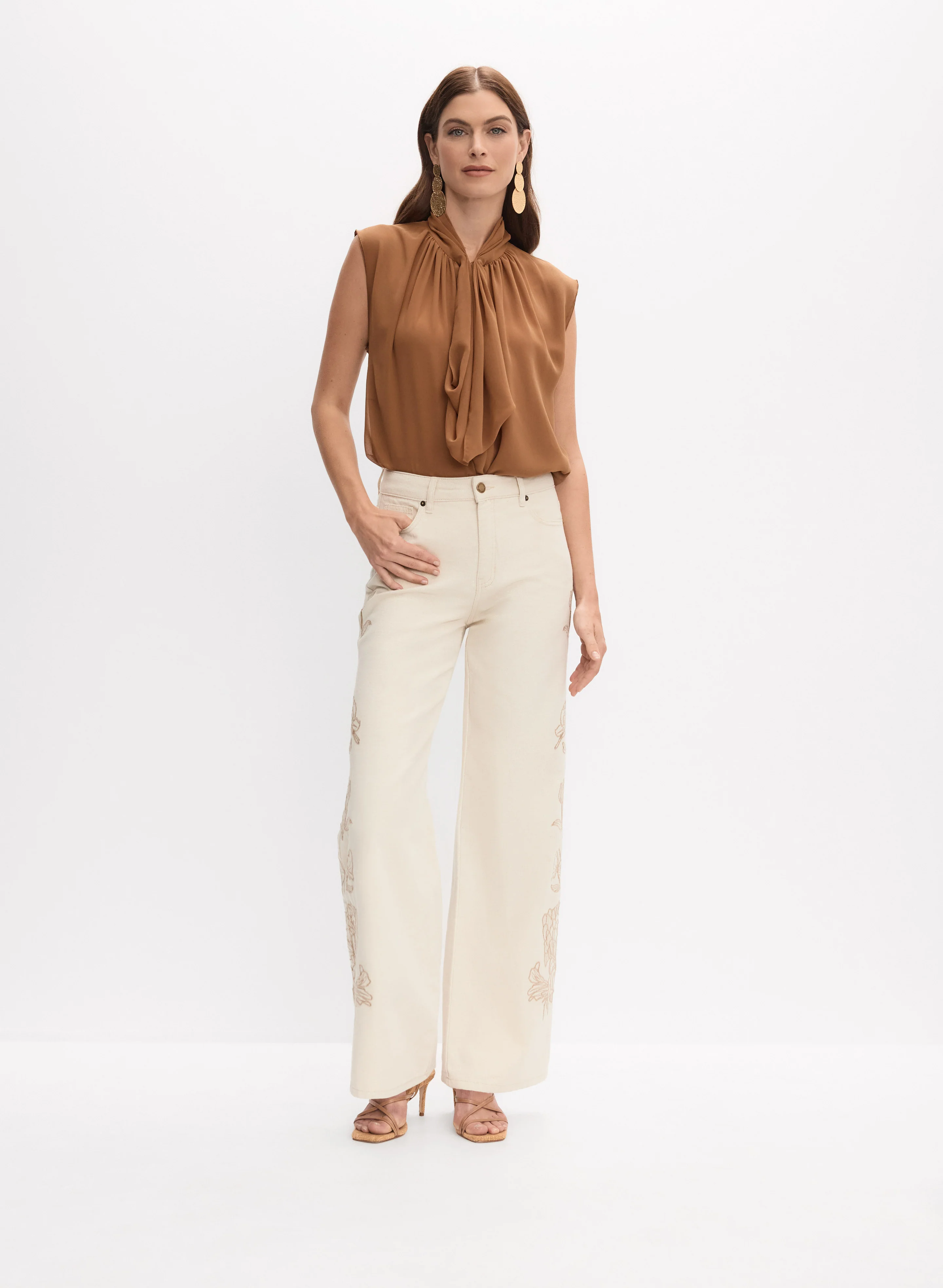 Tie Detail Blouse - Image 2