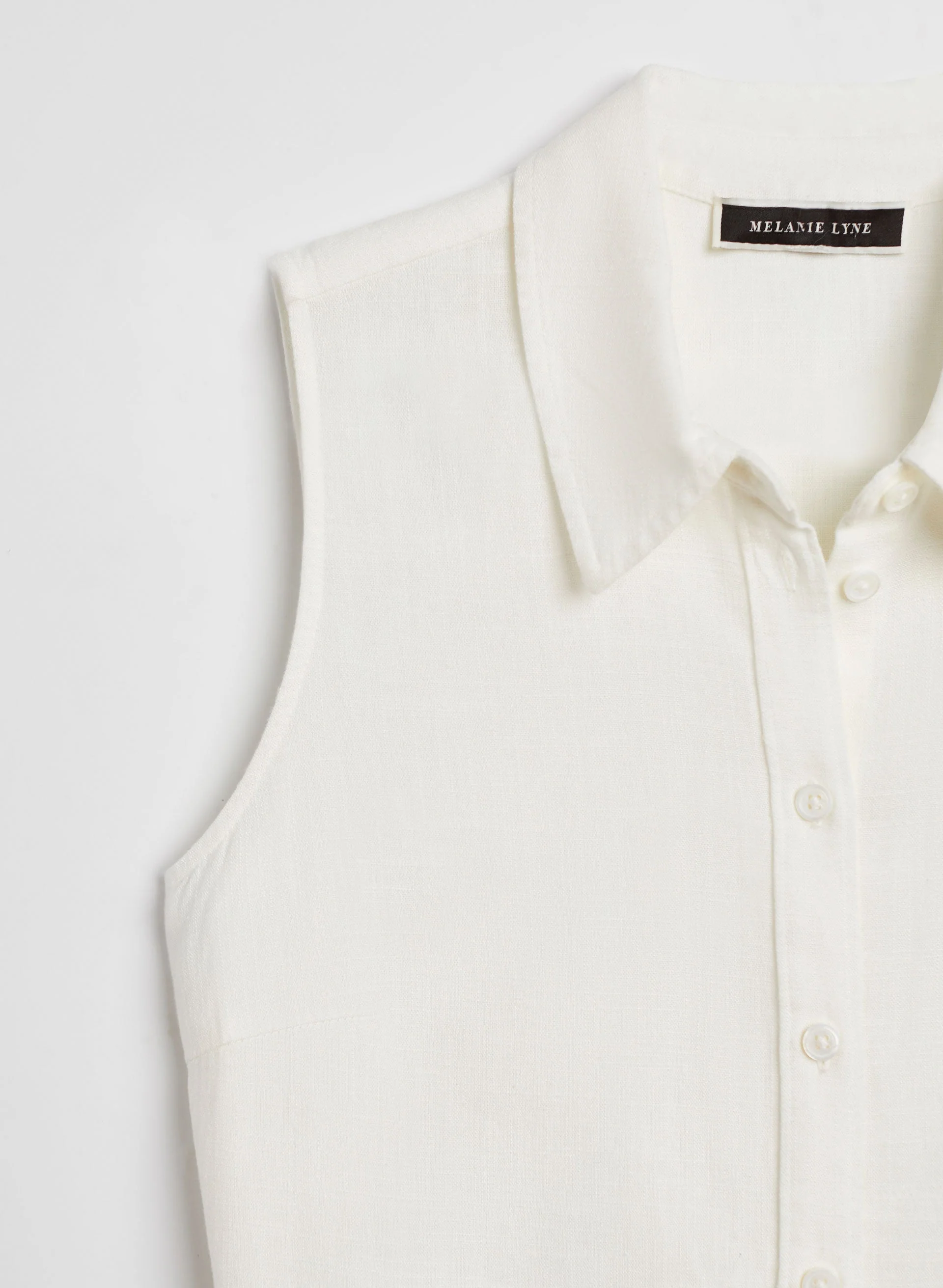 Tie Front Button Down Shirt - Image 6