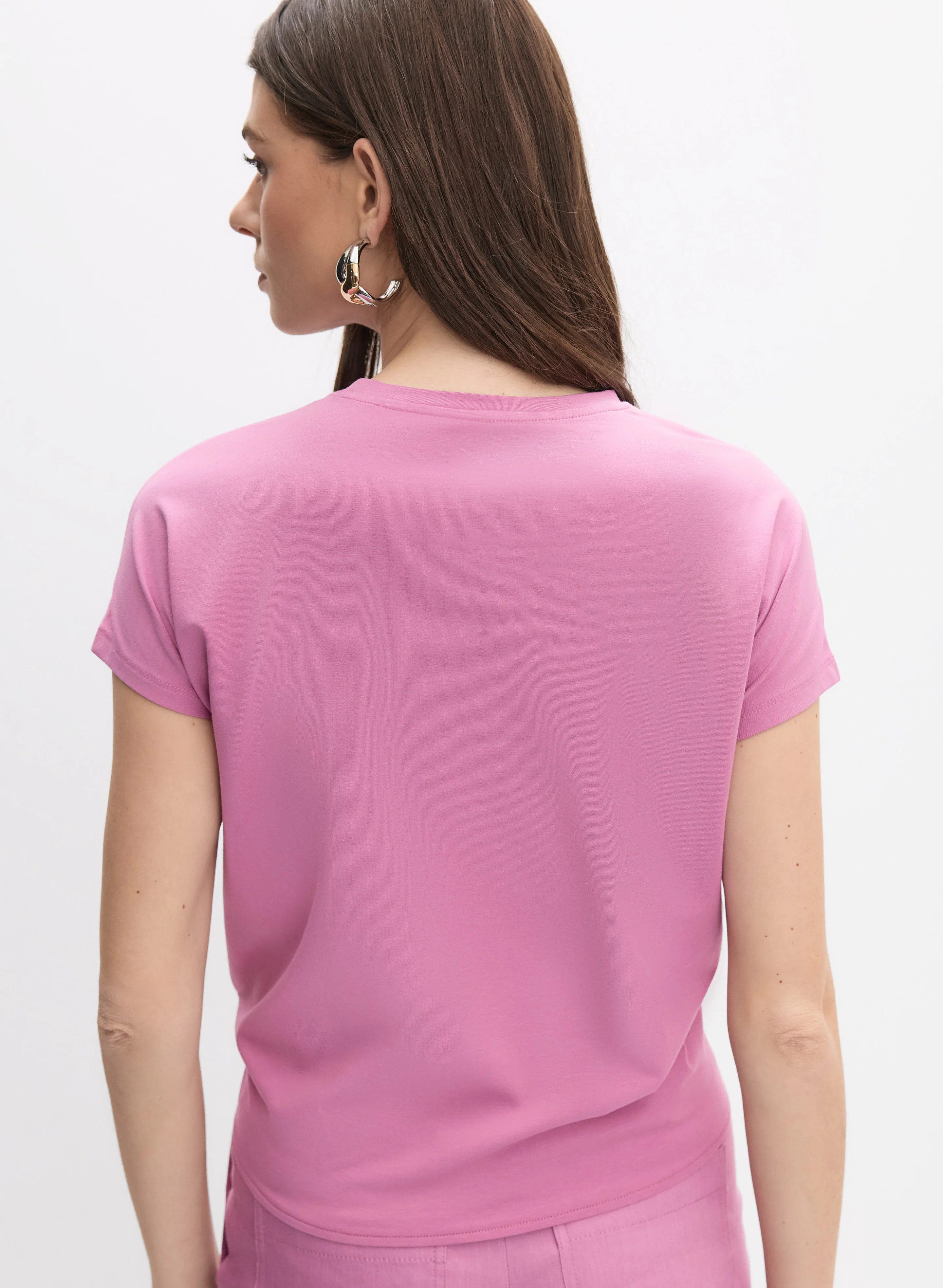Tied-Hem T-Shirt - Image 4