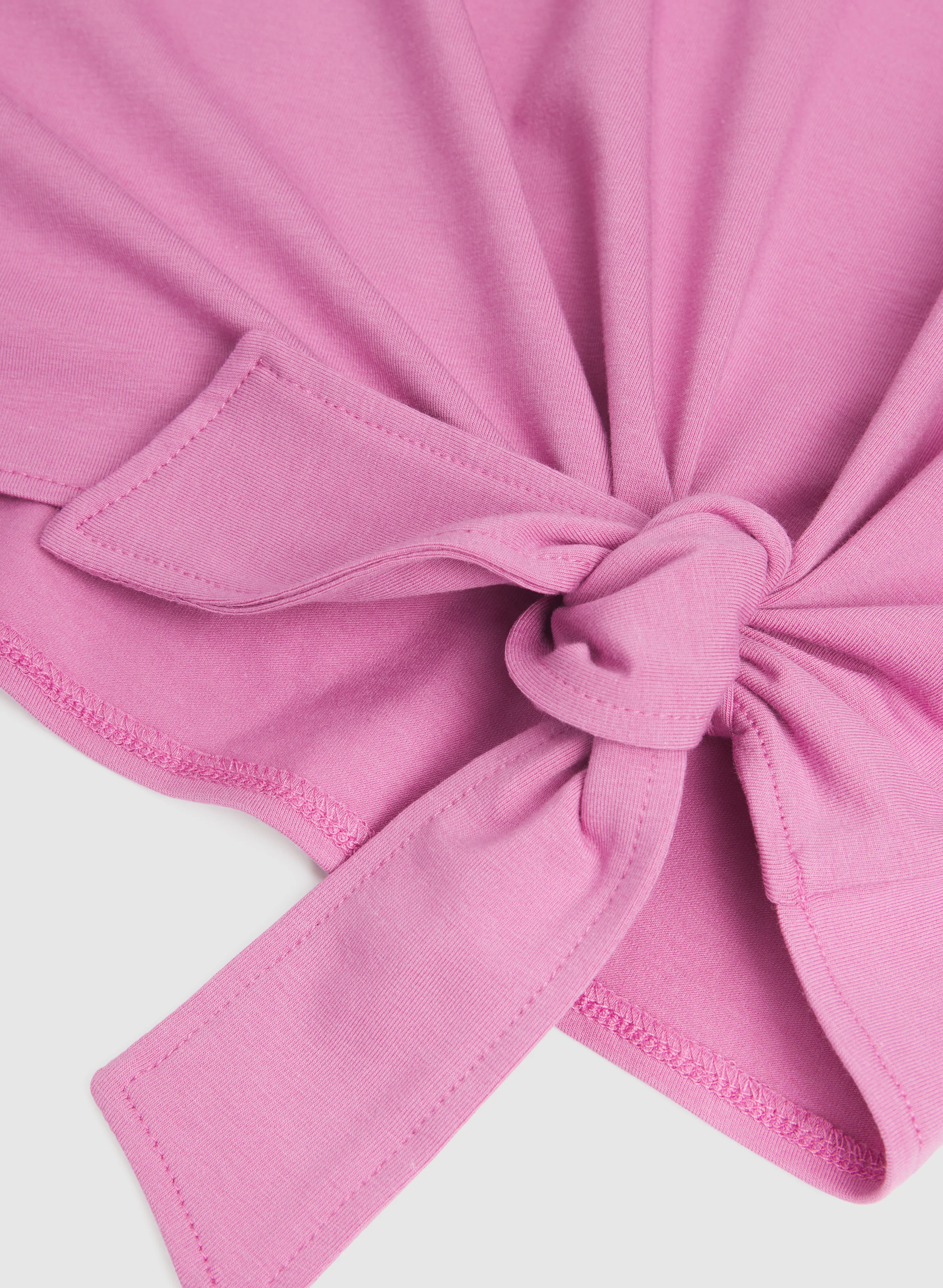 Tied-Hem T-Shirt - Image 7