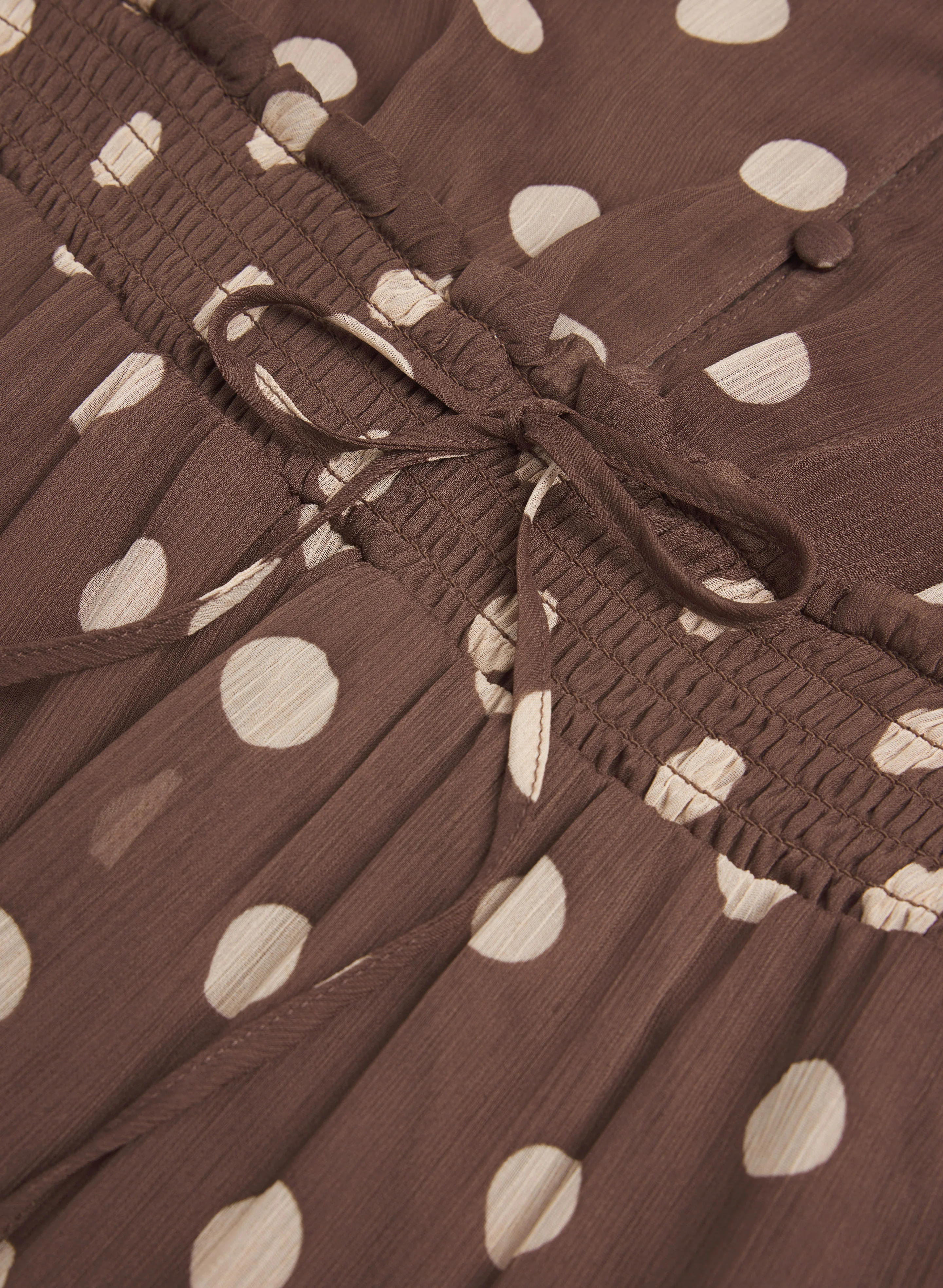 Tiered Polka Dot Dress - Image 7