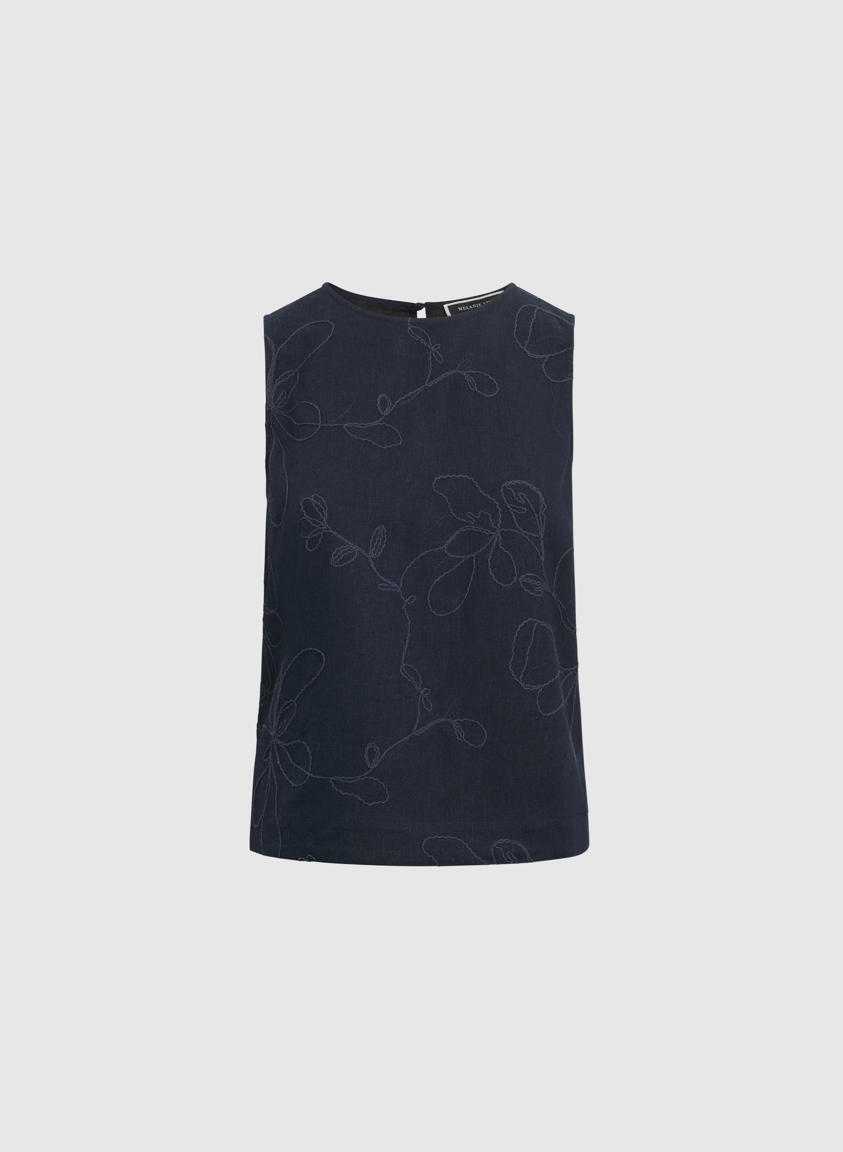 Tonal Floral Embroidered Top - Image 6