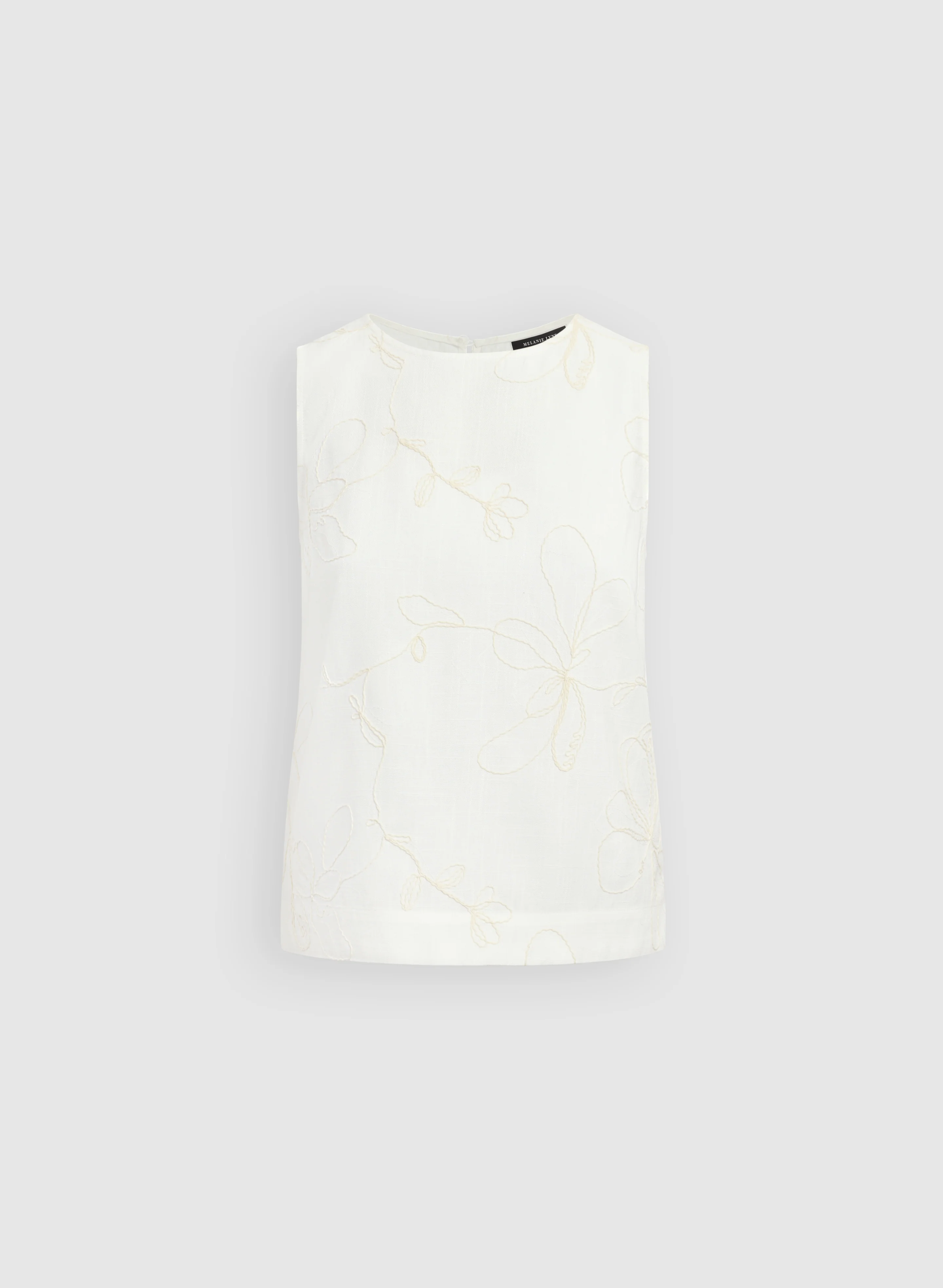 Tonal Floral Embroidered Top - Image 5