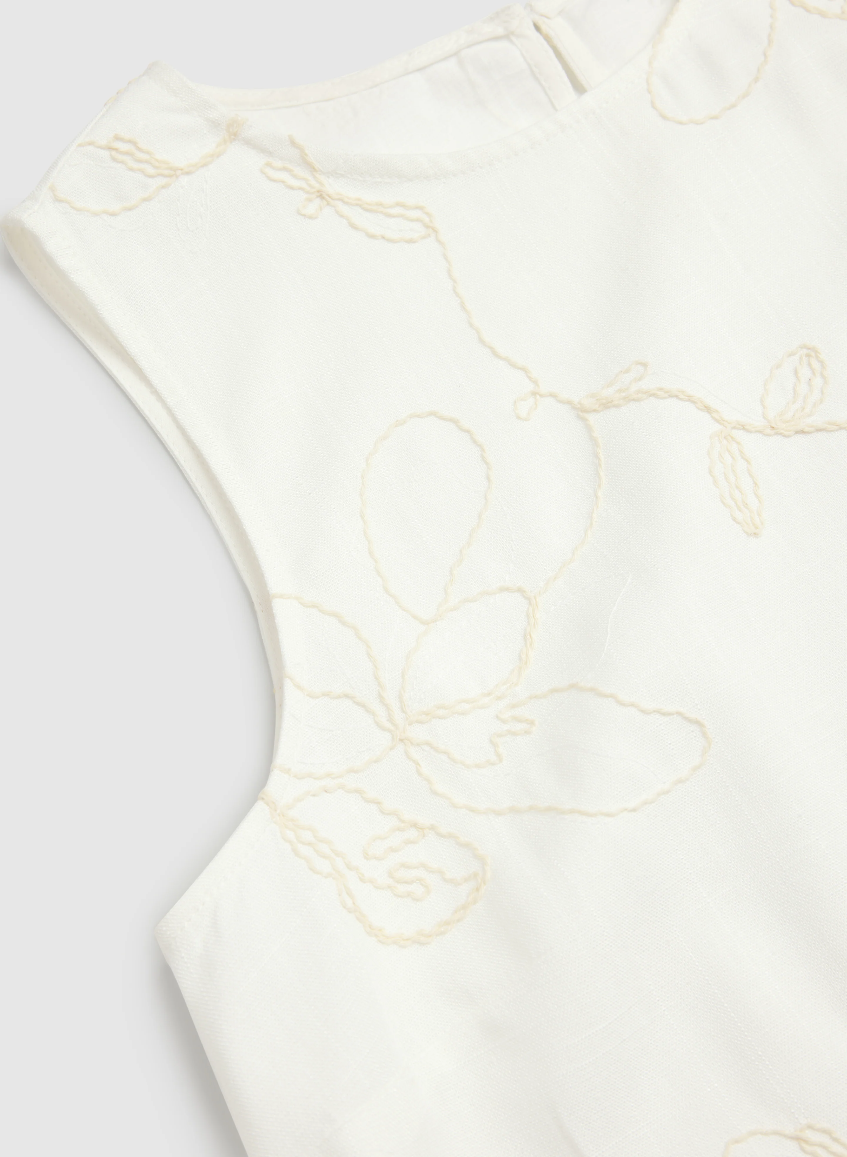 Tonal Floral Embroidered Top - Image 6