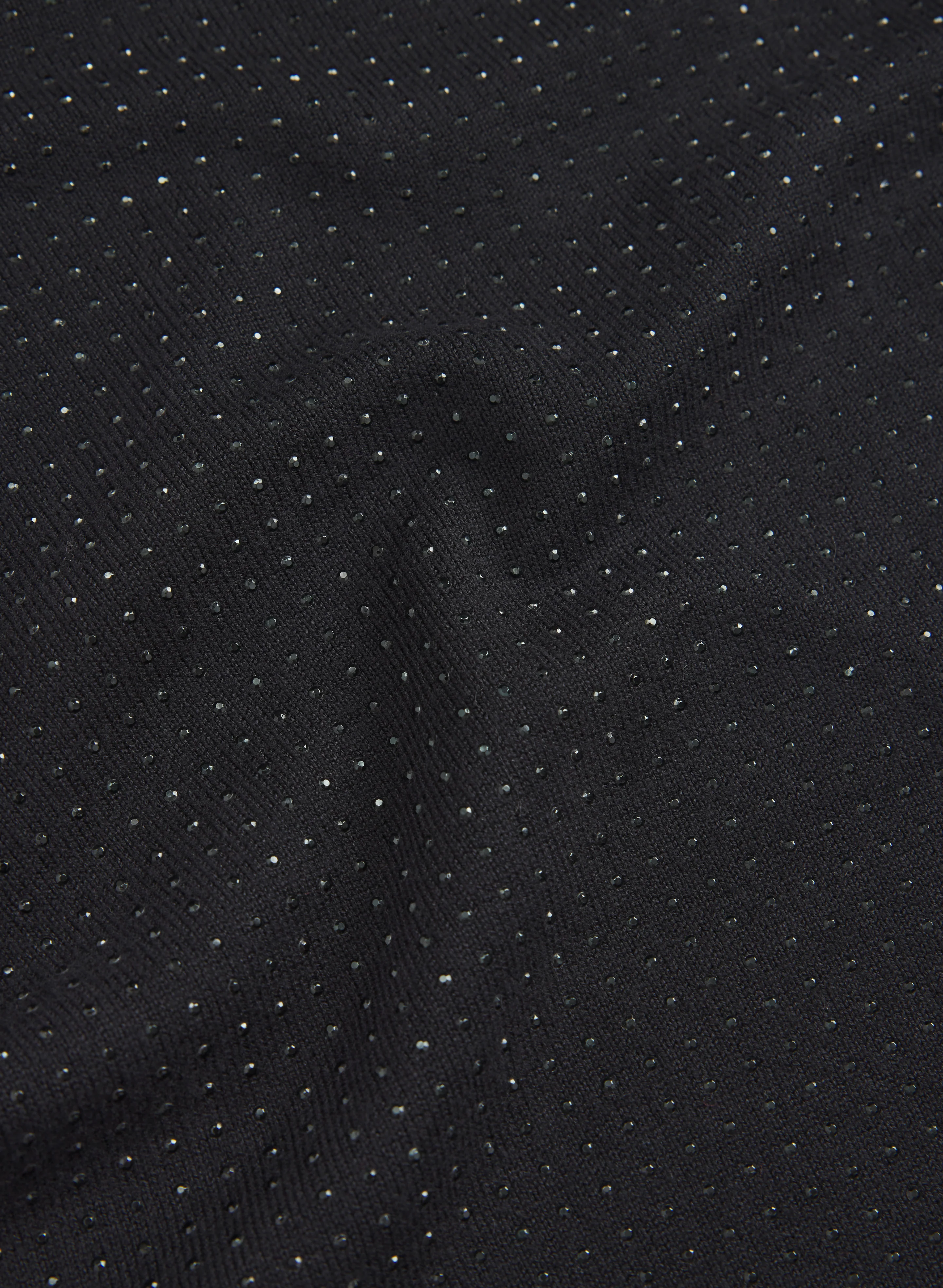 Tonal Rhinestone Embellished Sweater - Image 7