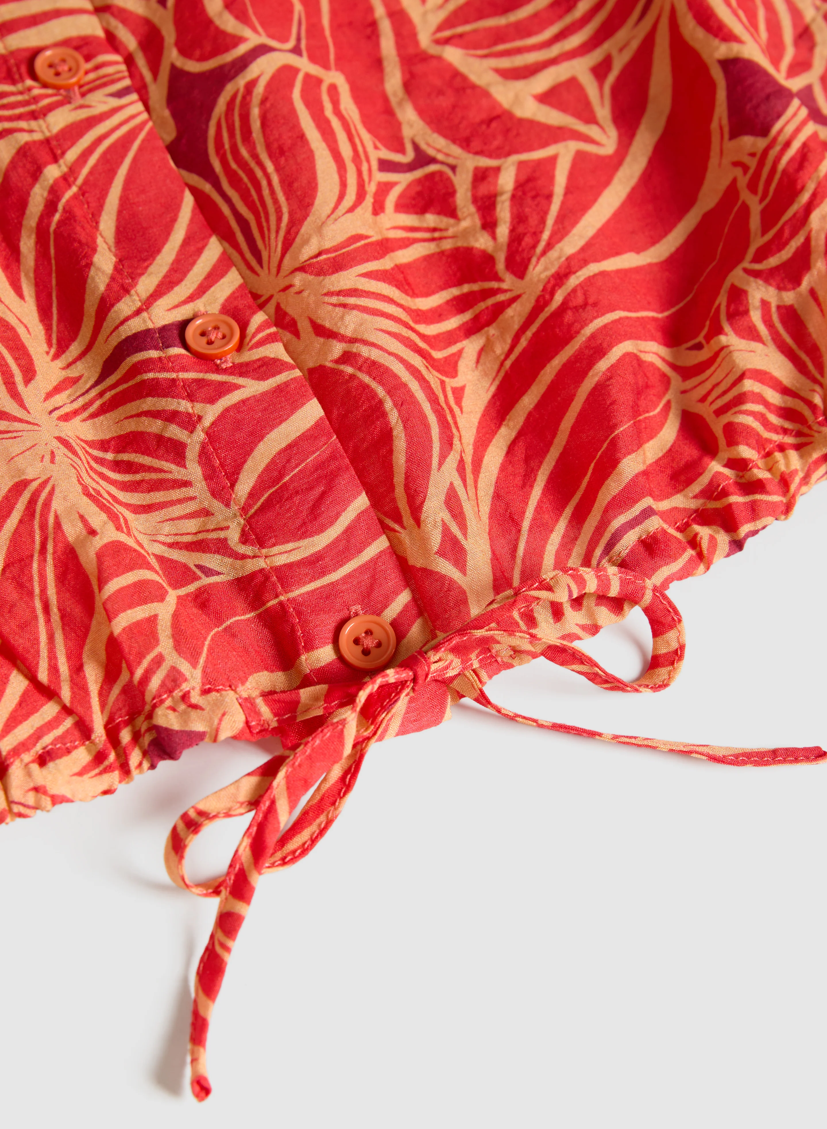Tropical Button-Down Blouse - Image 7