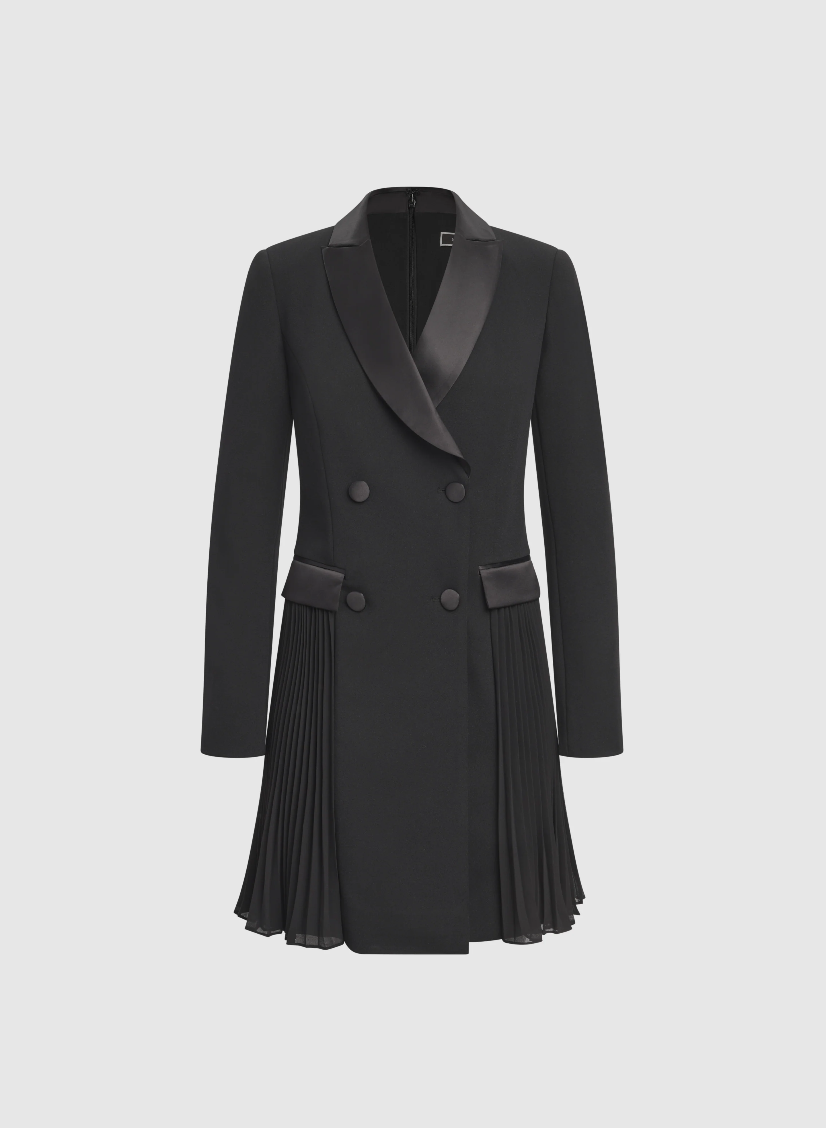 Tuxedo Crepe Dress - Image 6