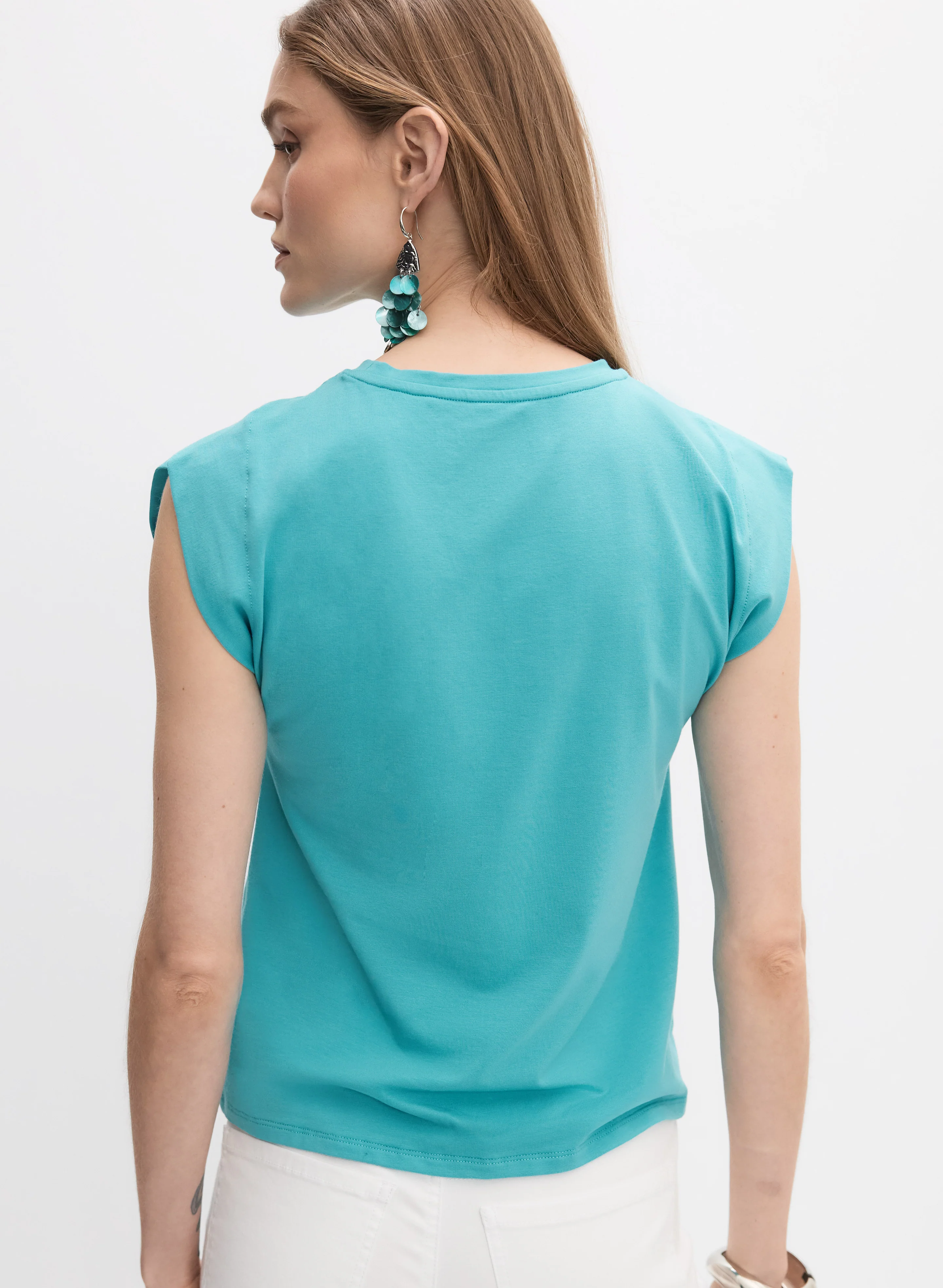 Twist Detail T-Shirt - Image 4