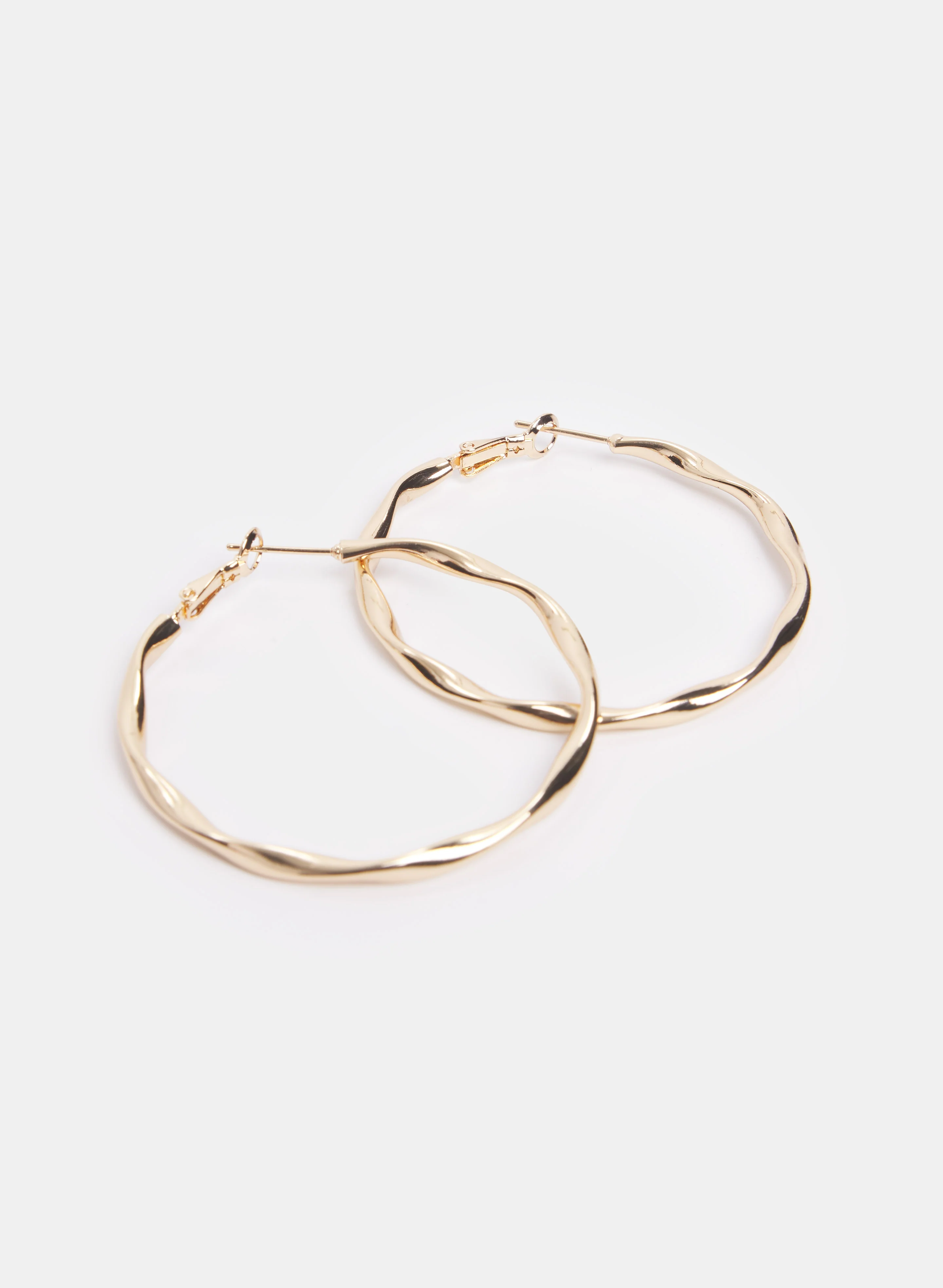 Twist Hoop Earrings - Image 3