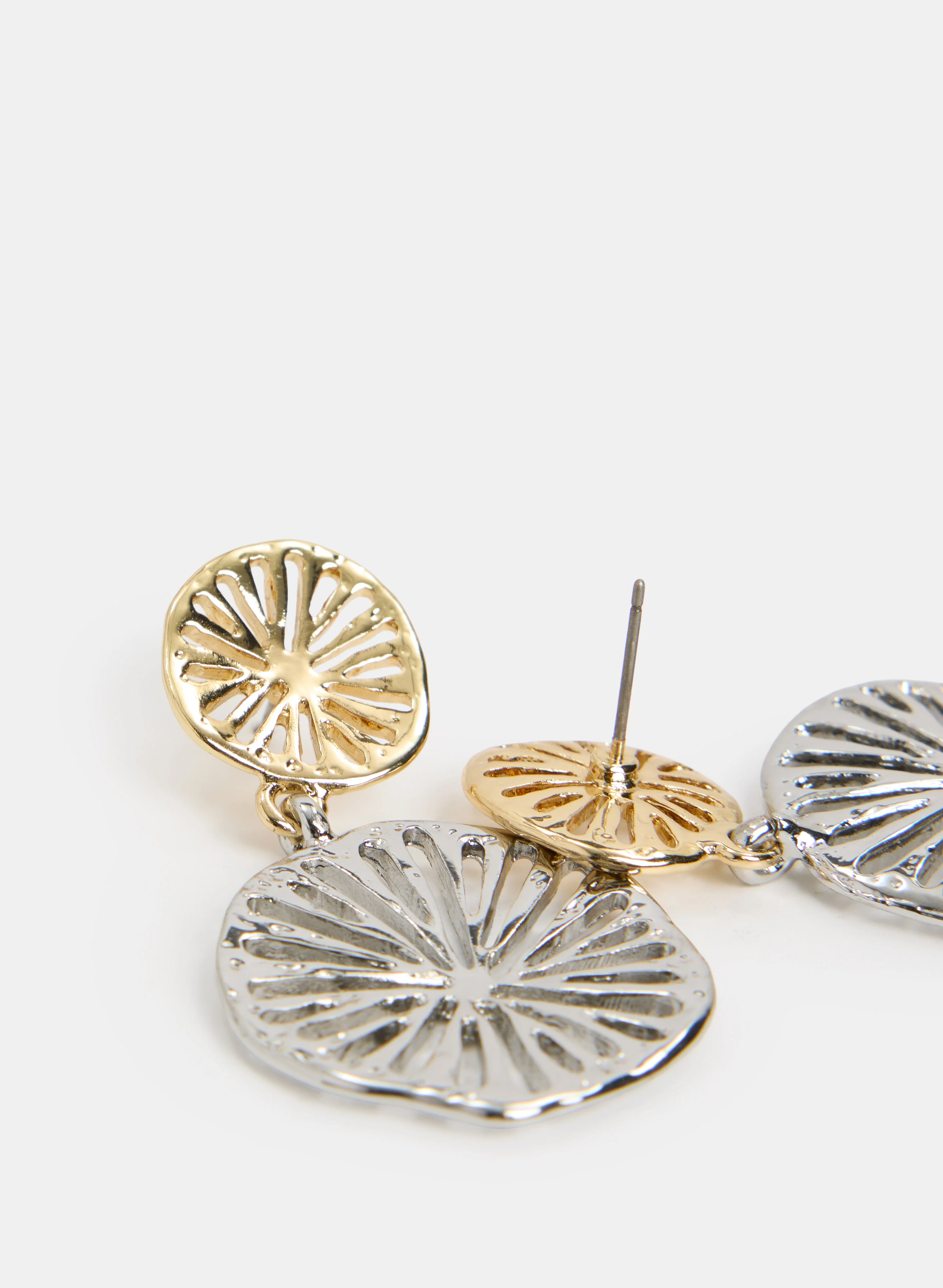 Two-Tone Earrings - Image 2