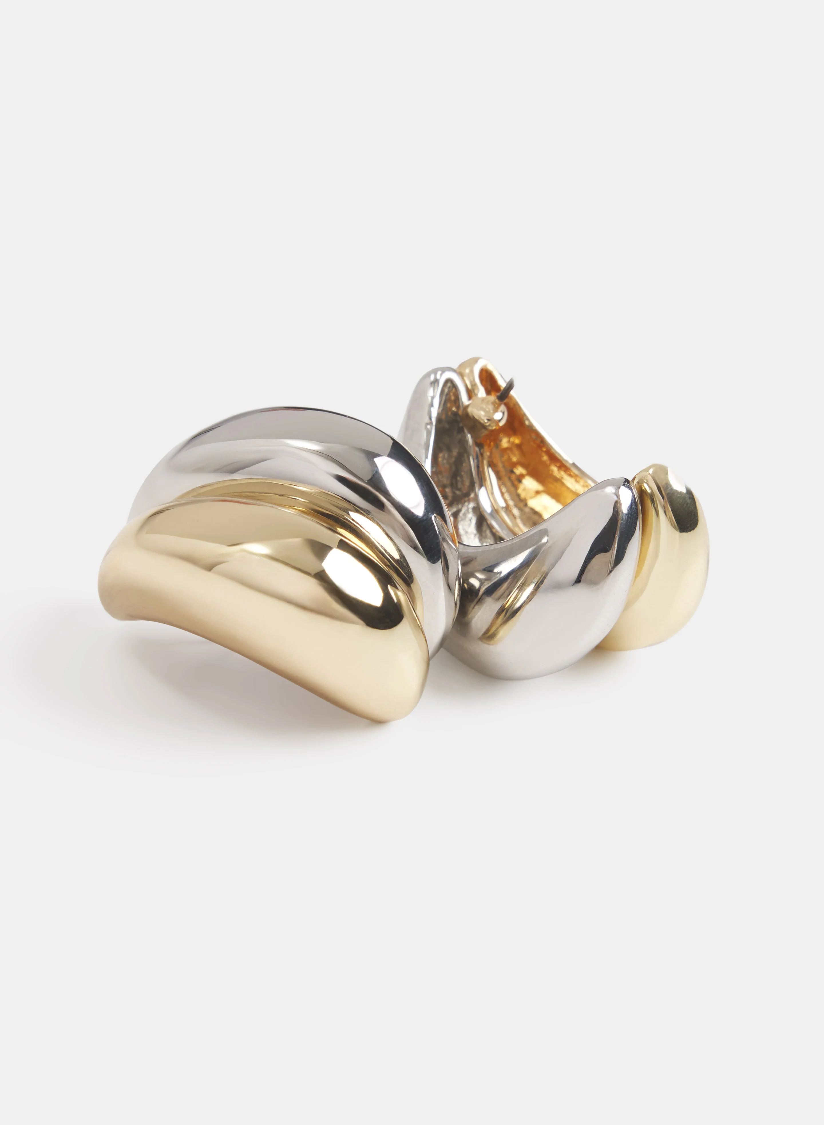 Two-Tone Earrings - Image 2