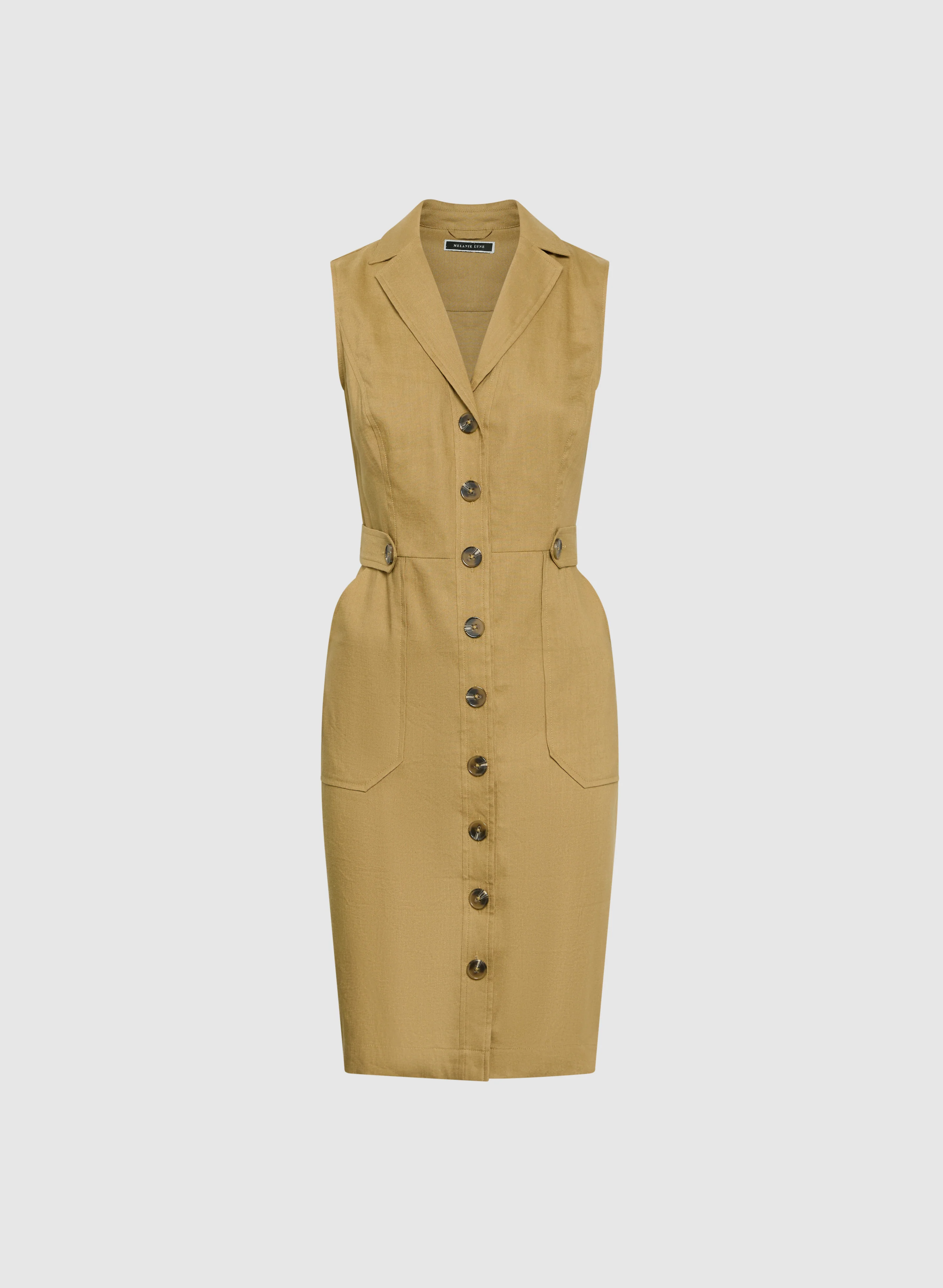 Utility Linen-Blend Shirt Dress - Image 5
