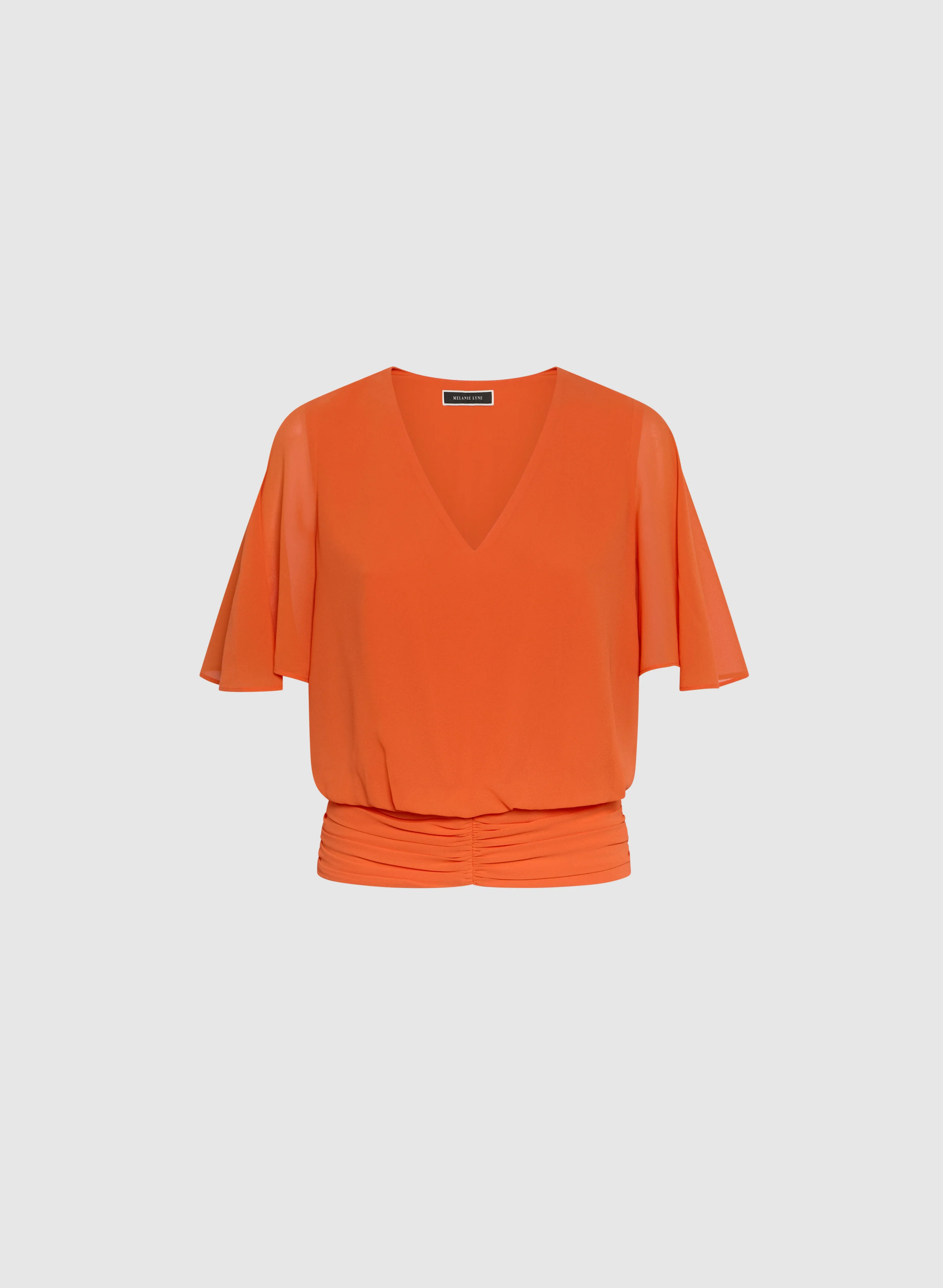 V-Neck Chiffon Blouse - Image 6