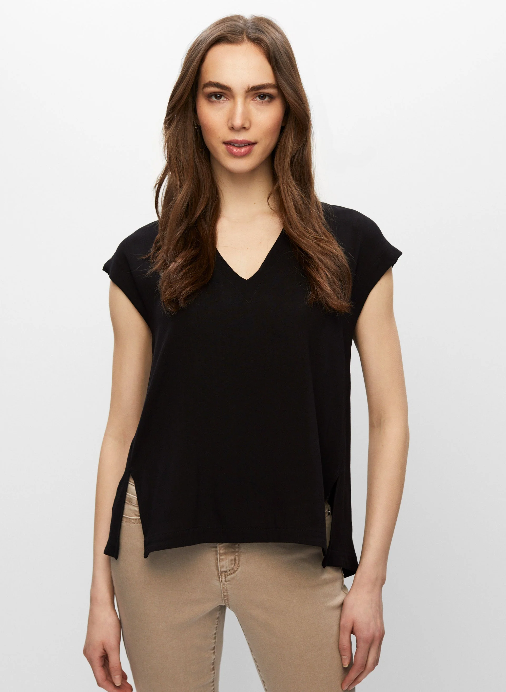 V-neck Short Sleeve Top - Image 5