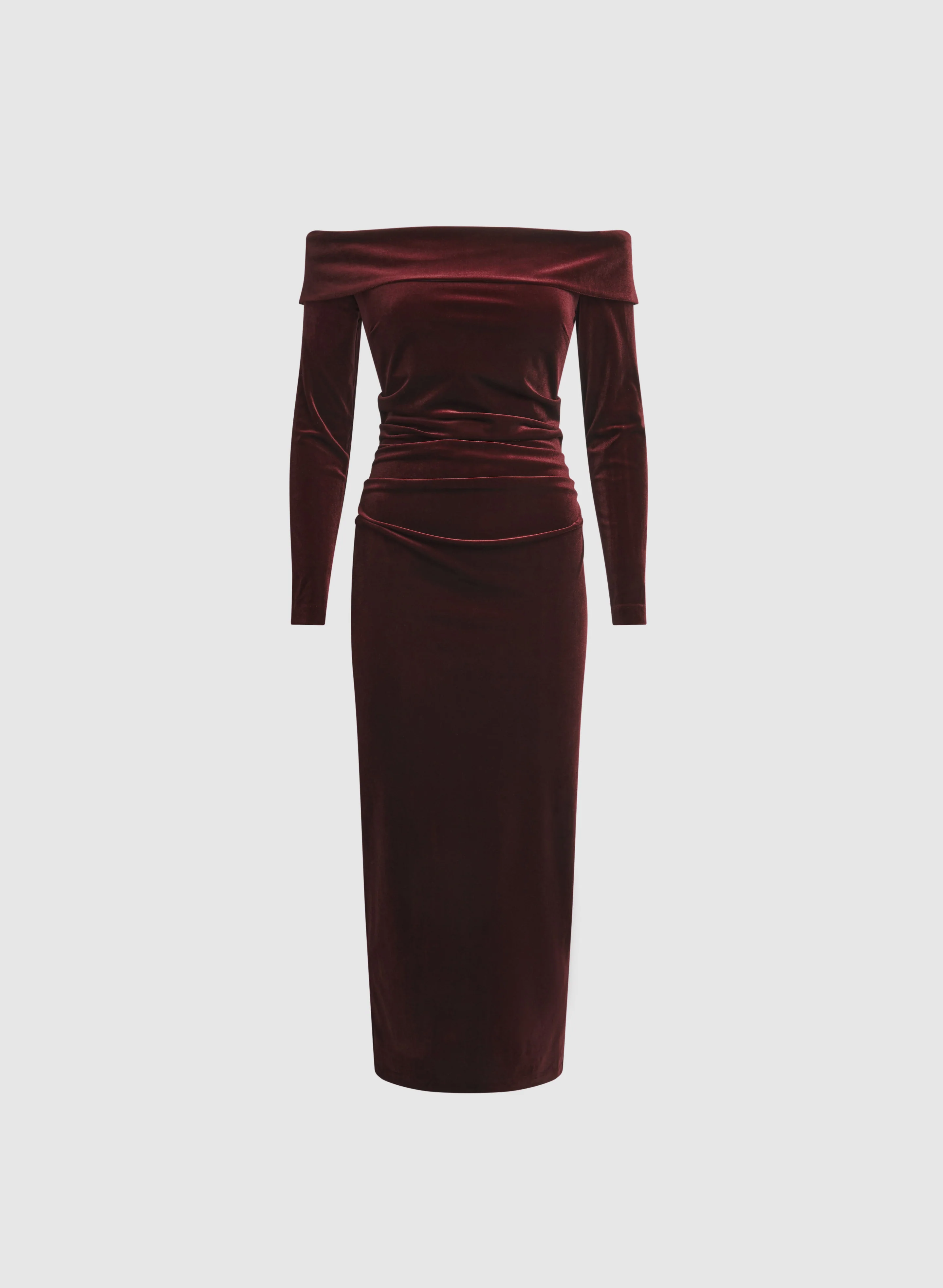 Velvet Midi Dress - Image 5