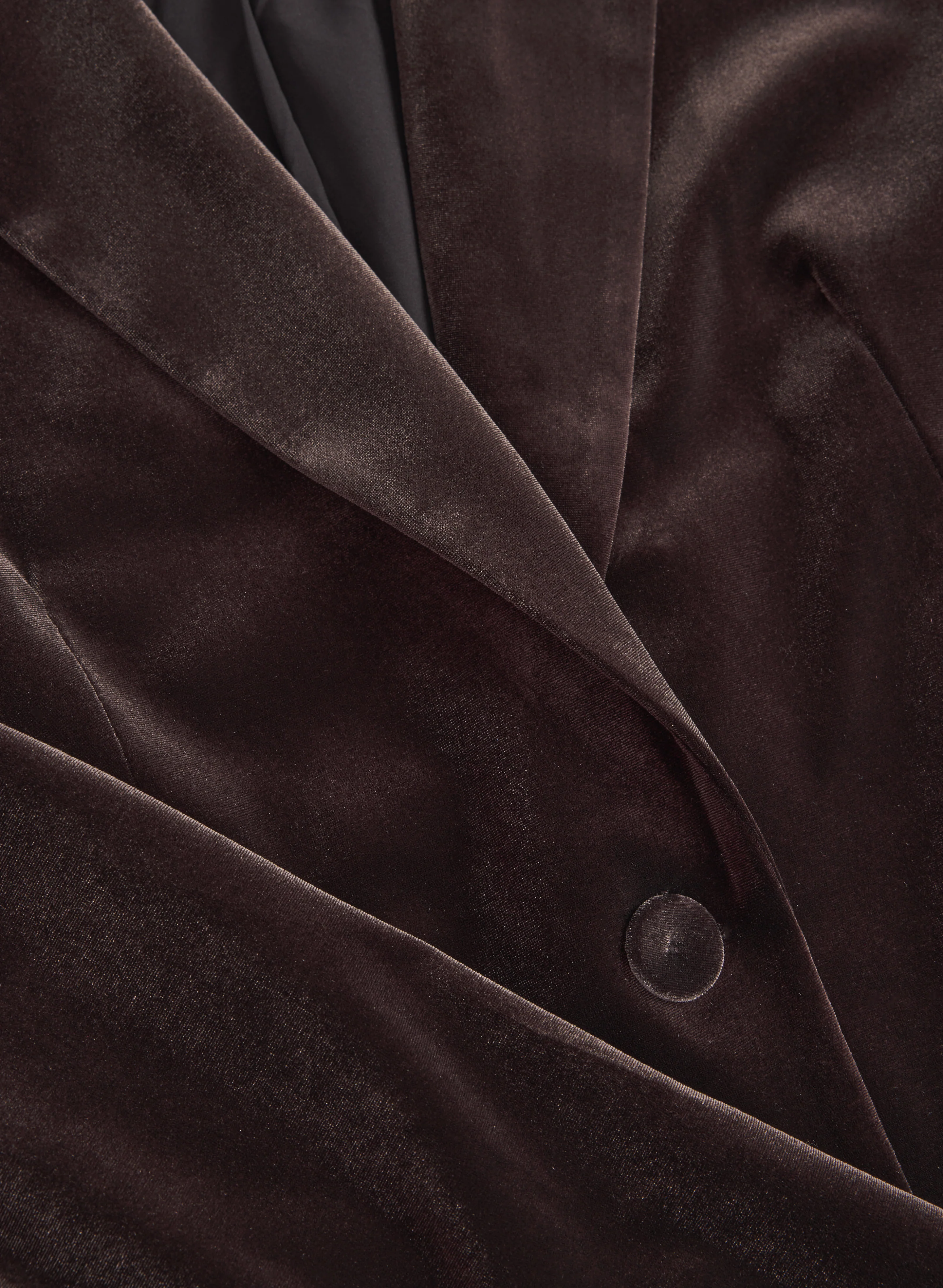 Velvet Notch Collar Blazer - Image 7