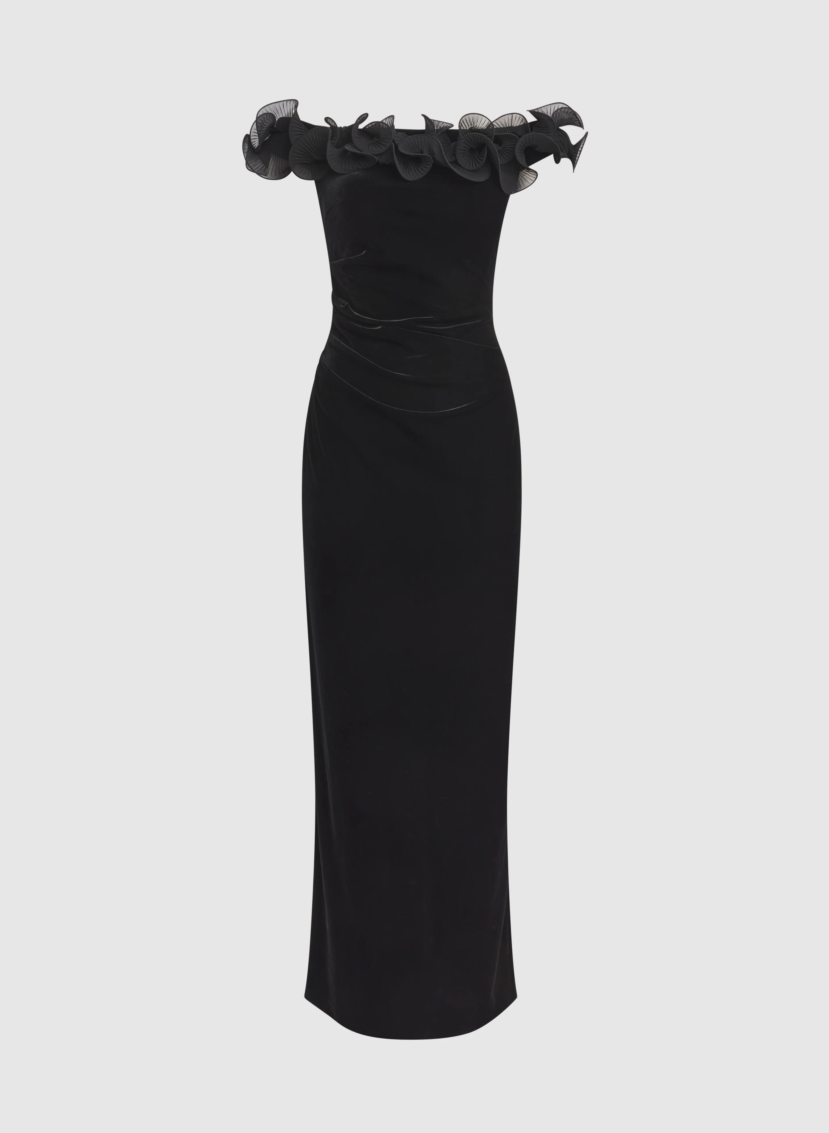 BA Nites - Velvet Off-Shoulder Dress - Image 6