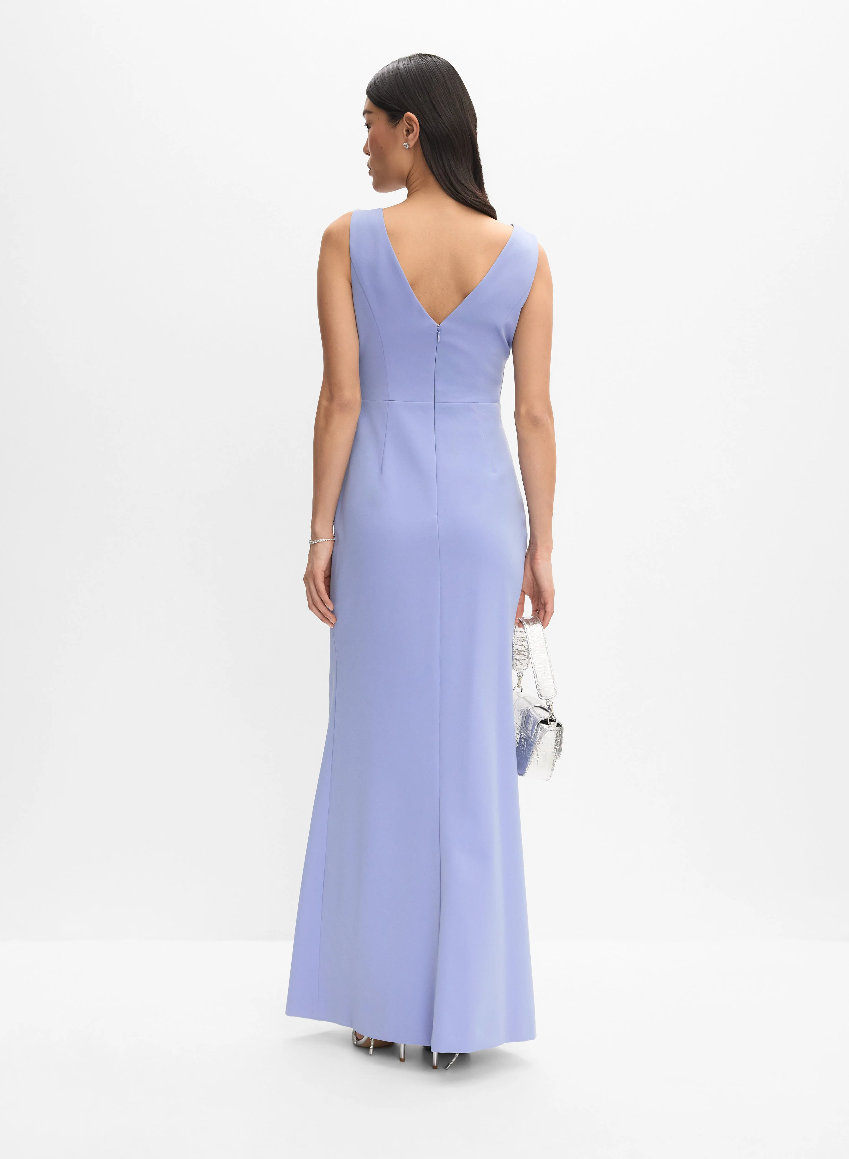 Waterfall Ruffle Front Dress - Image 3