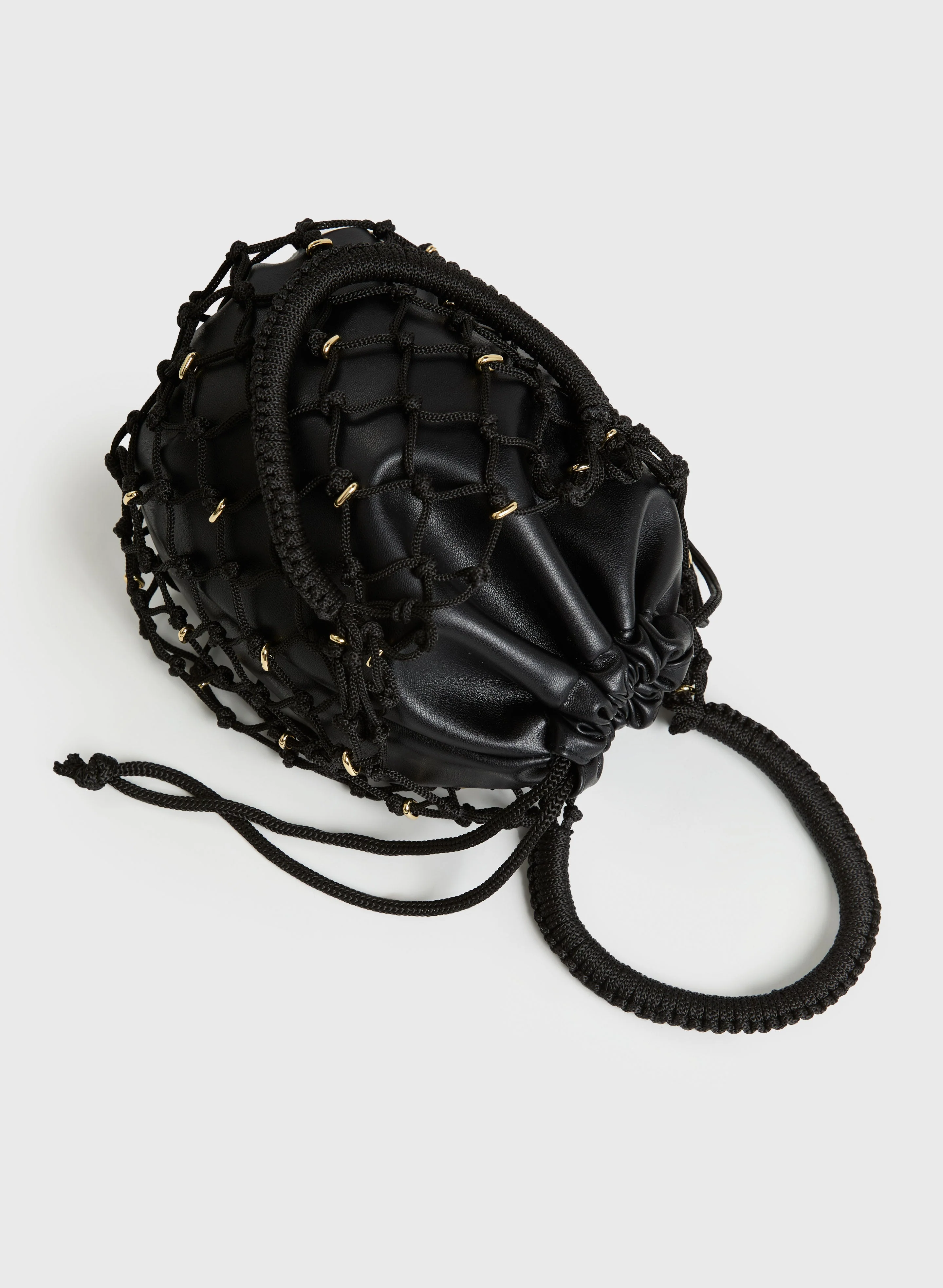 Weaved Rope Pouch Bag - Image 4