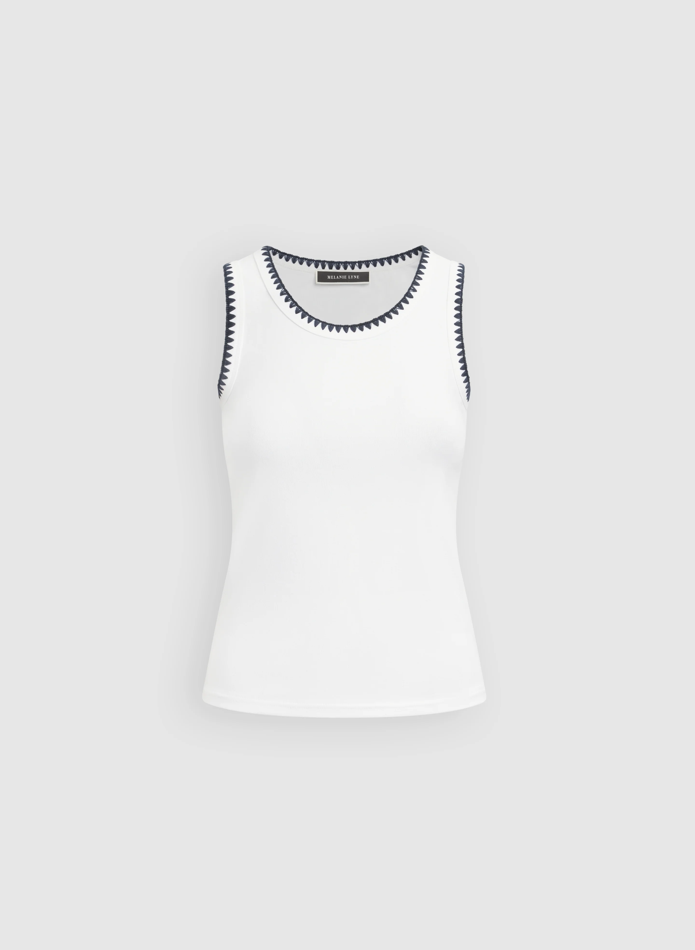 Cotton Contrast Stitch Tank - Image 6