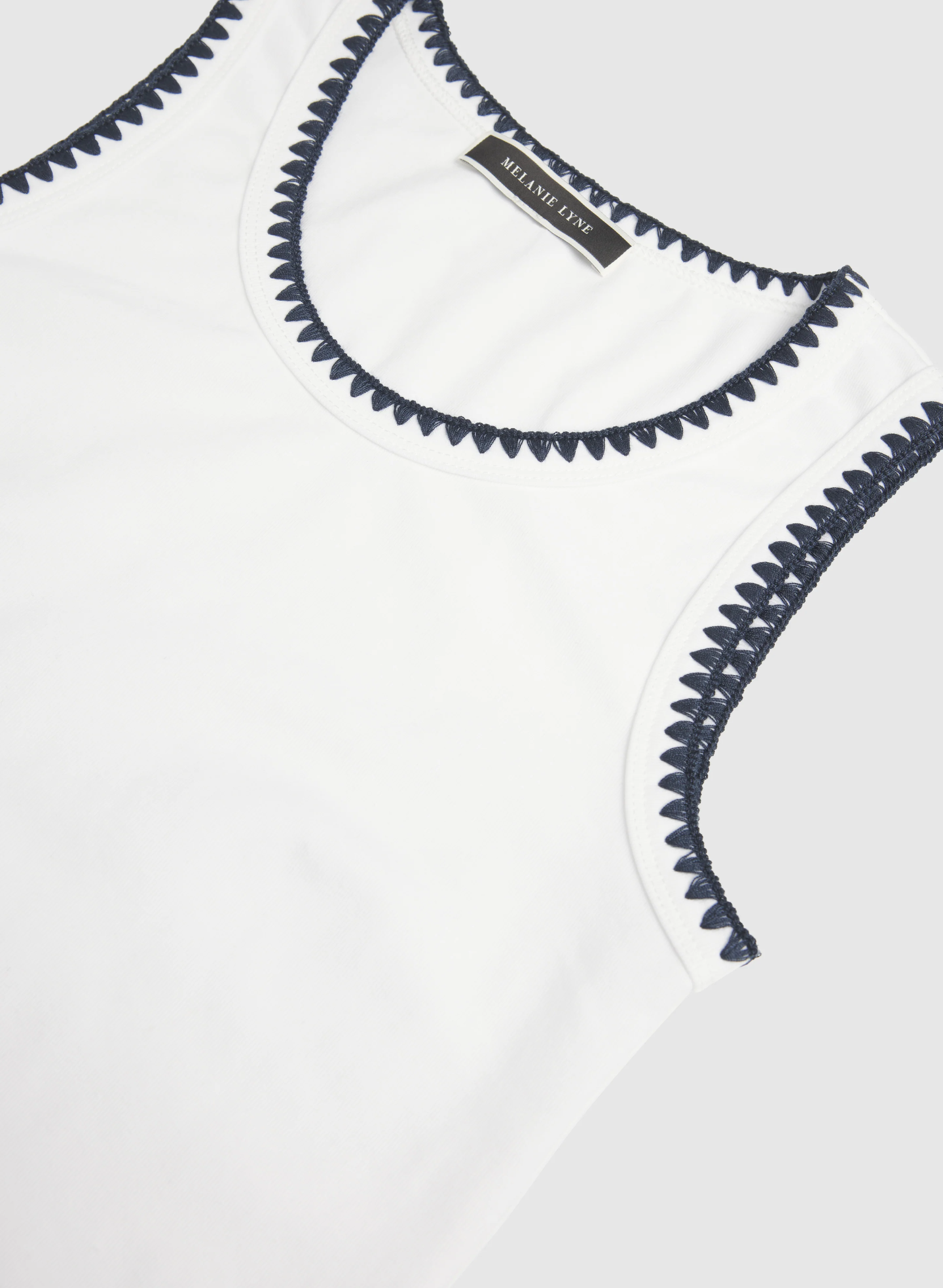 Cotton Contrast Stitch Tank - Image 7