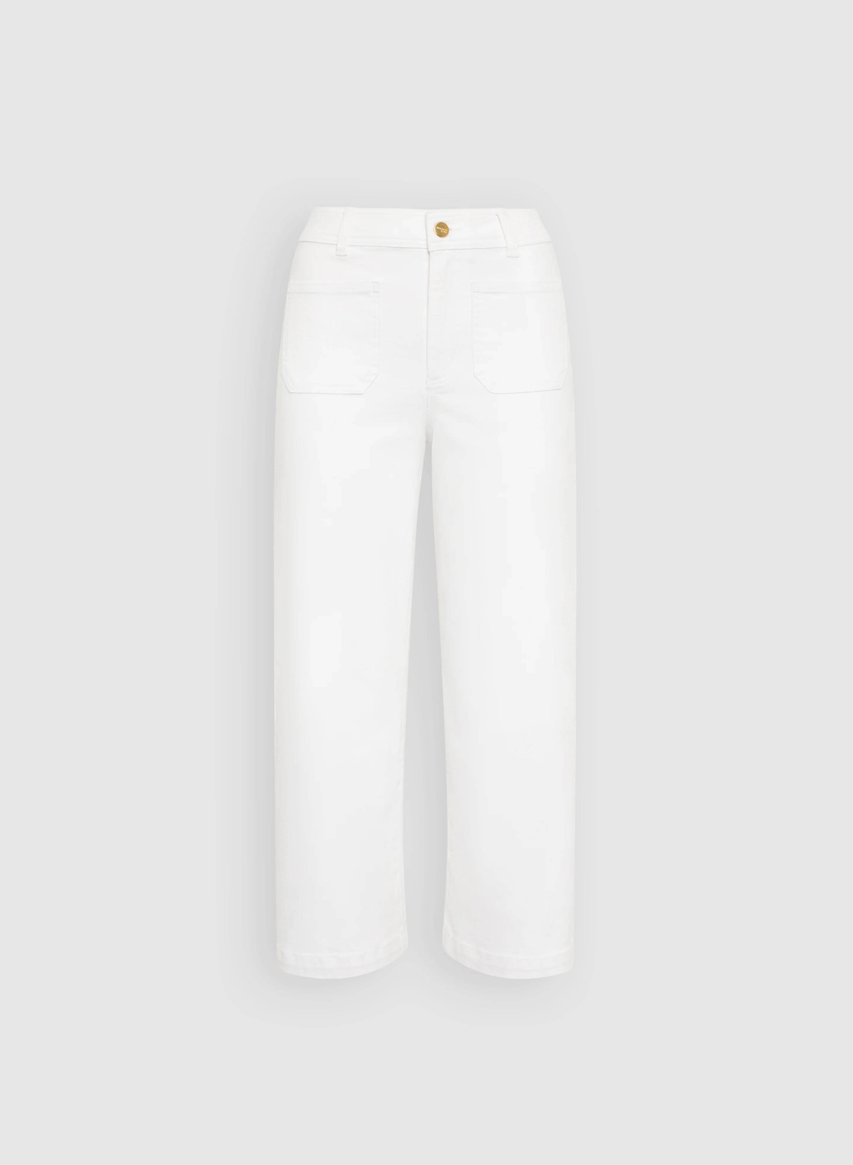 Patch Pocket Culotte Jeans - Image 5