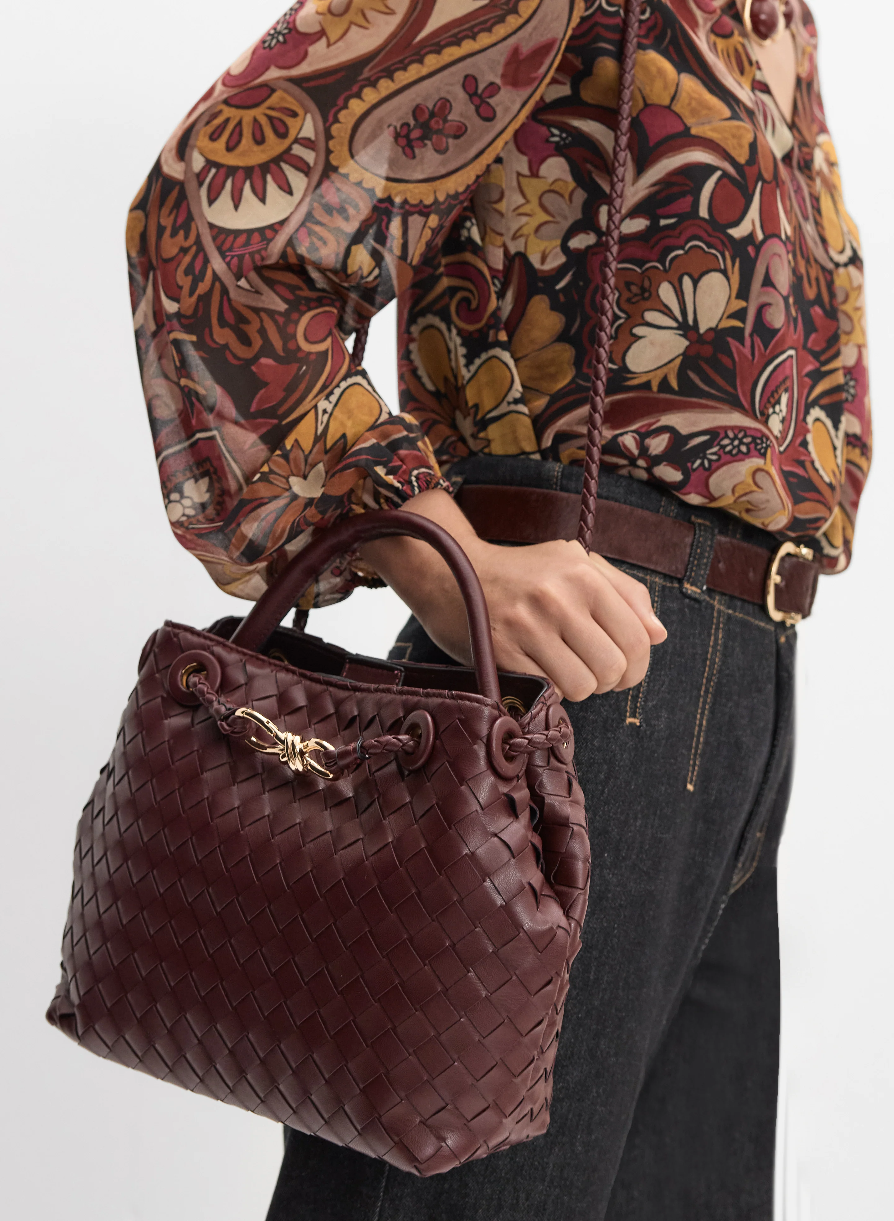 Woven Handbag - Image 3