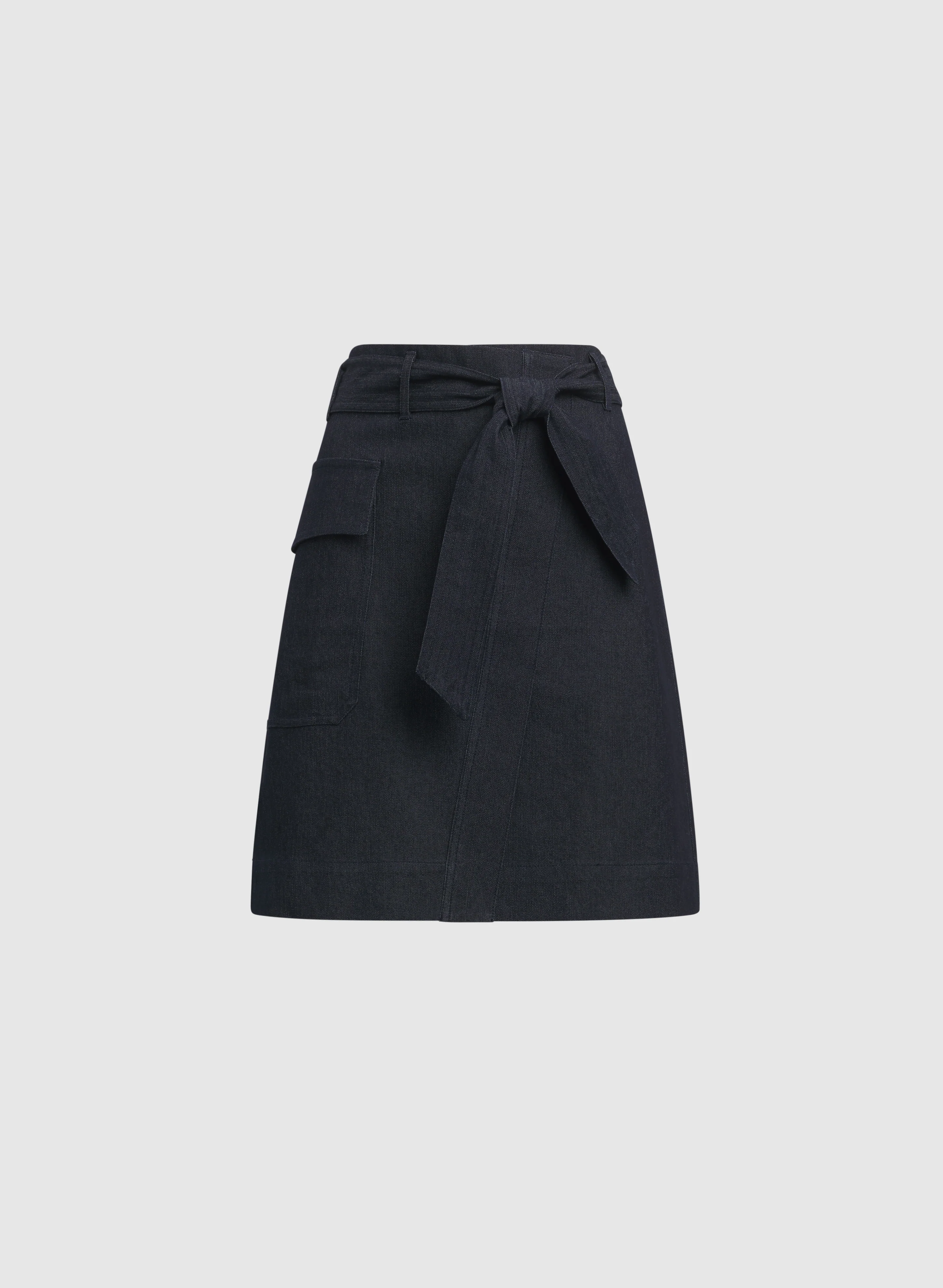 Wrap Denim Skirt - Image 6