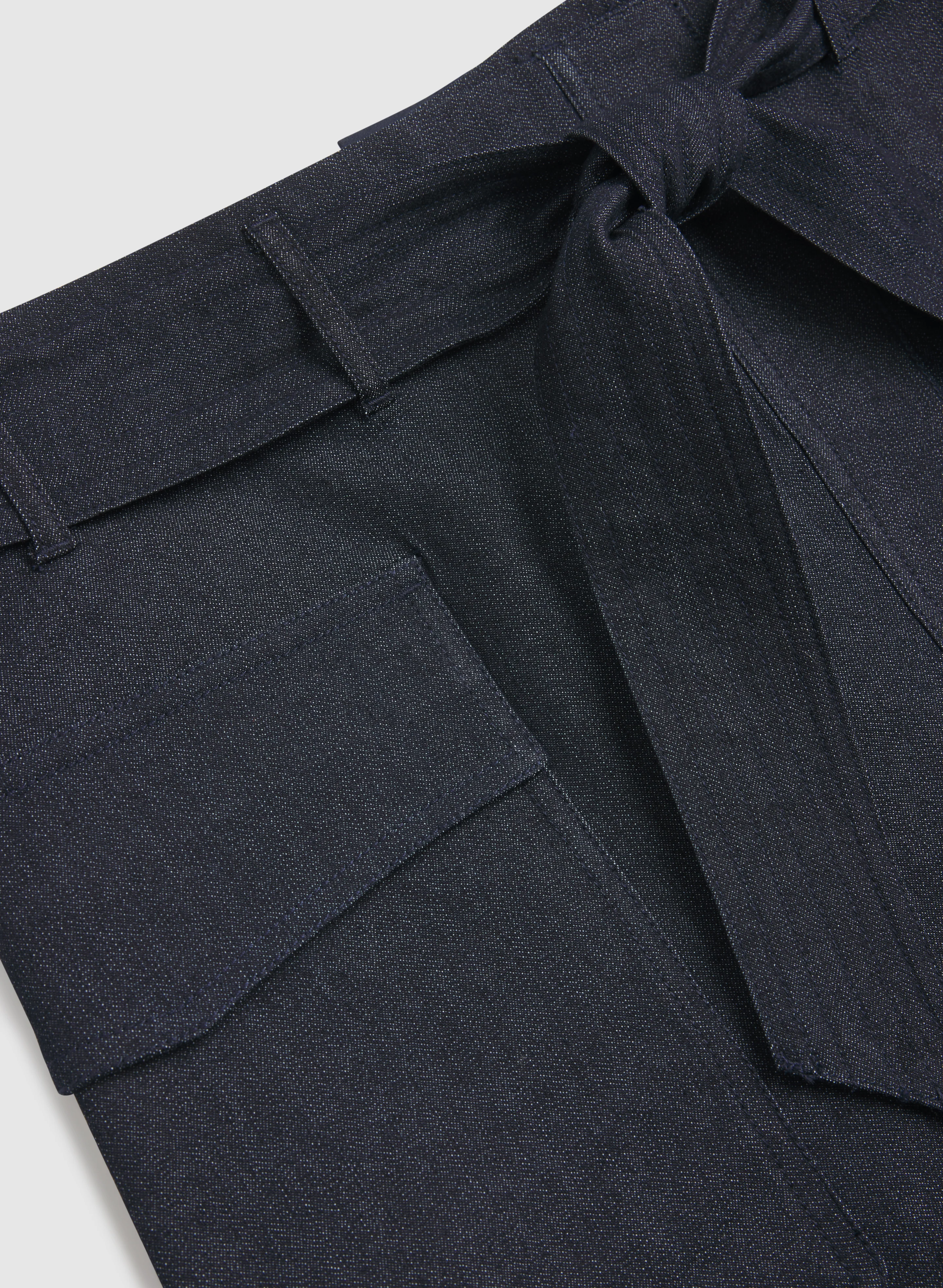 Wrap Denim Skirt - Image 7
