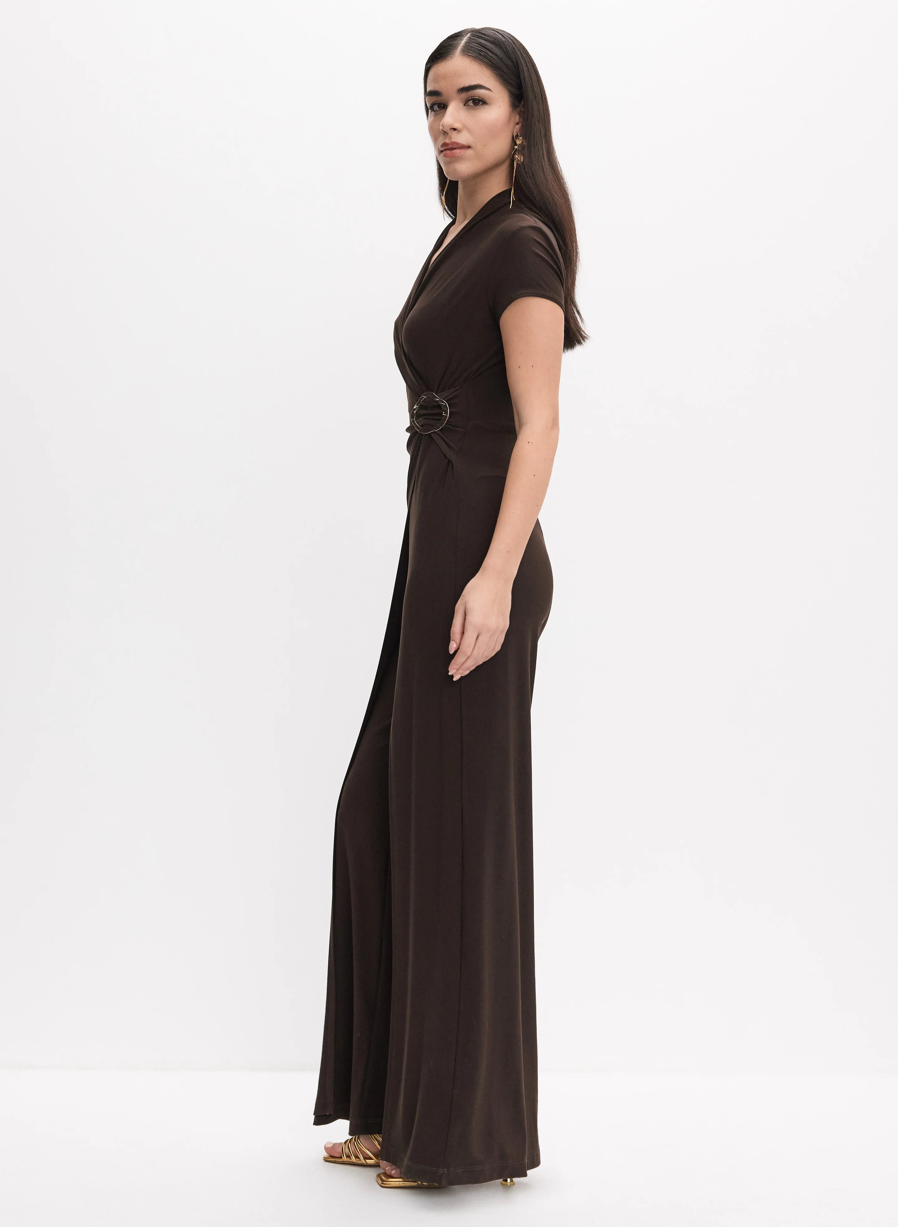 Wrap-Over Jersey Jumpsuit - Image 2
