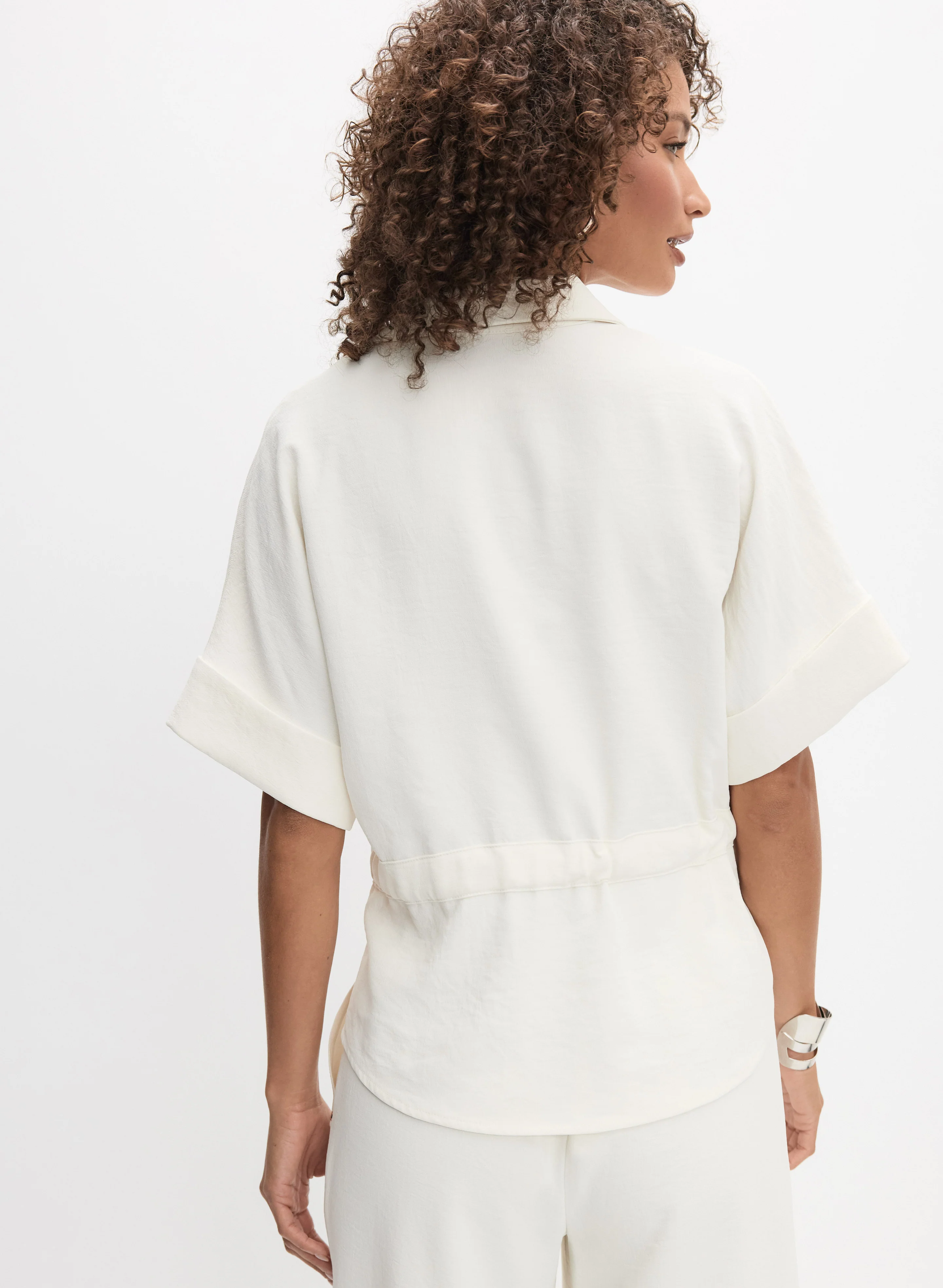 Zip & Drawstring Jacket - Image 4