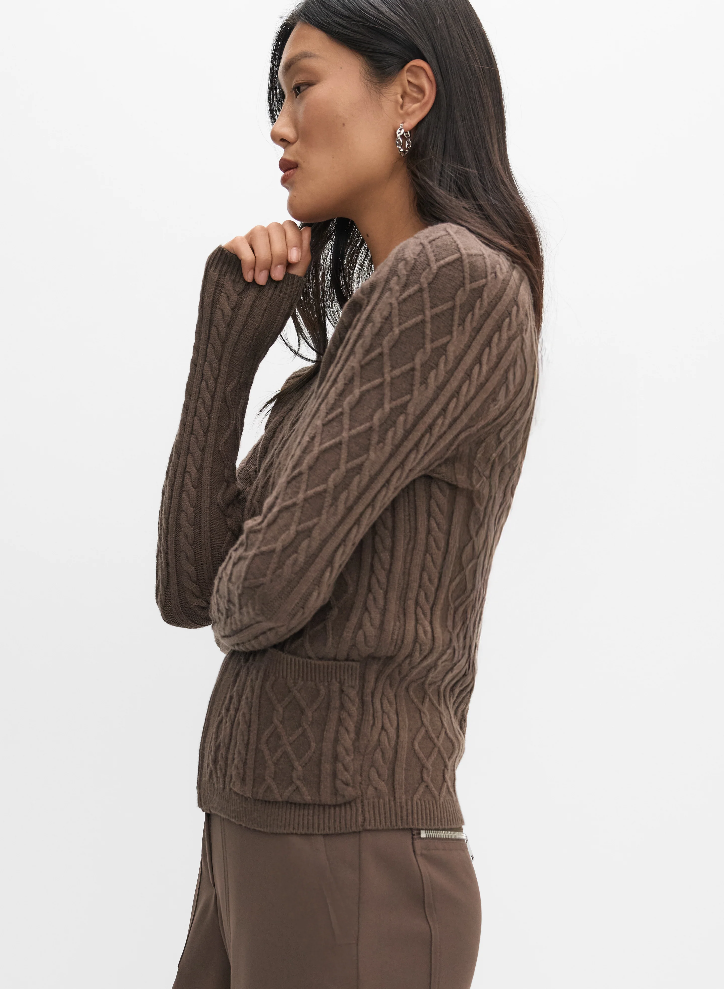 Zip-Up Cardigan - Image 5